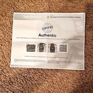 Authentic Coach Multicolor Mosaic Patchwork Bag  Vintage Coach Leather Wristlet